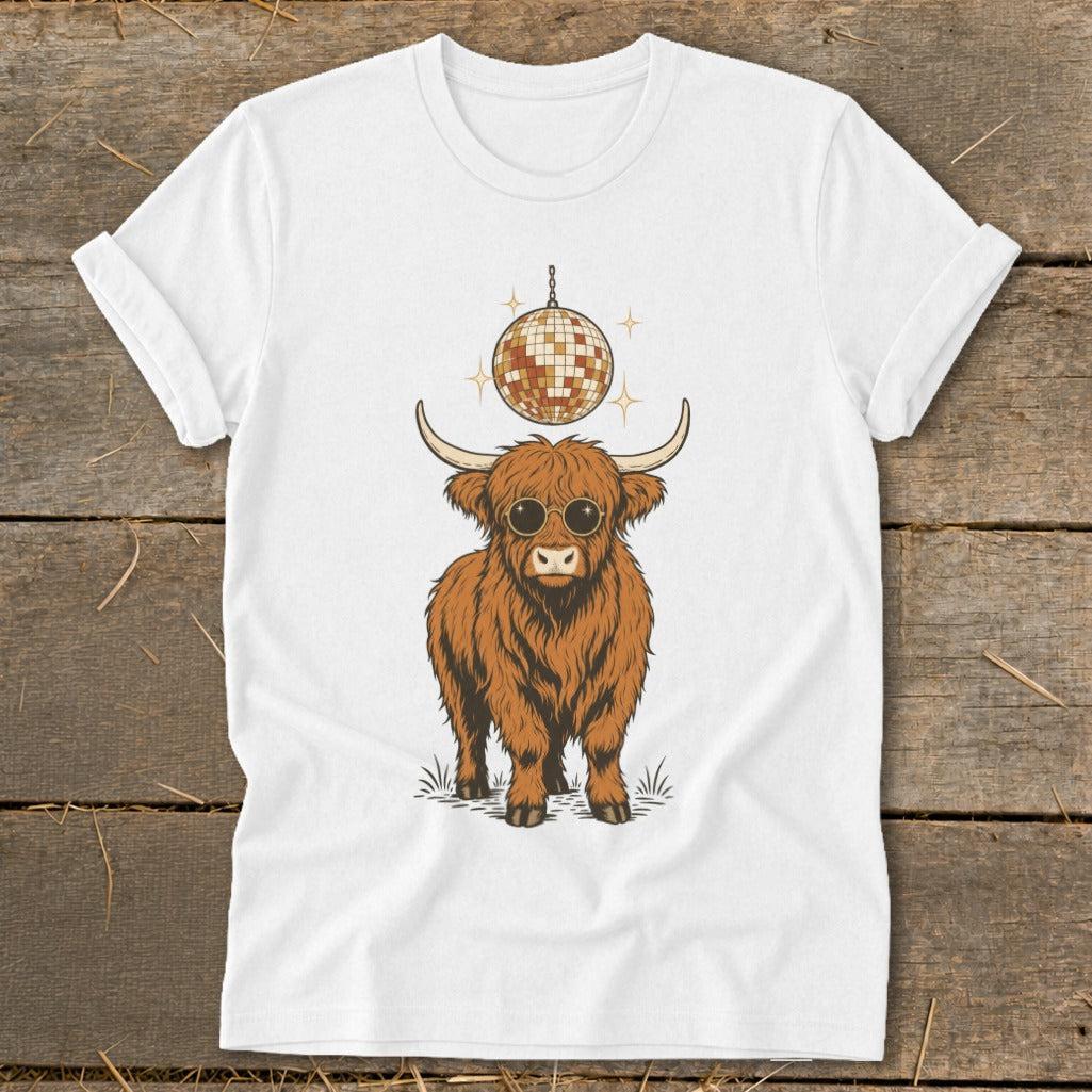 Disco Cow Softstyle Tee