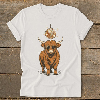 Disco Cow Softstyle Tee