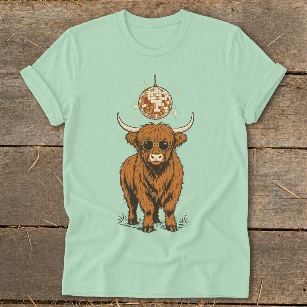 Disco Cow Softstyle Tee