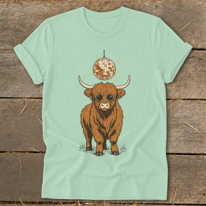 Disco Cow Softstyle Tee