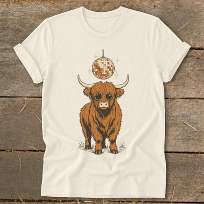 Disco Cow Softstyle Tee