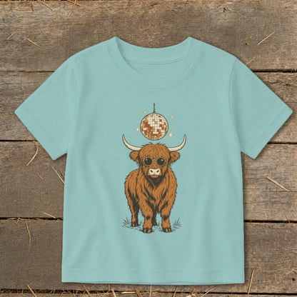 Disco Cow Toddler Tee