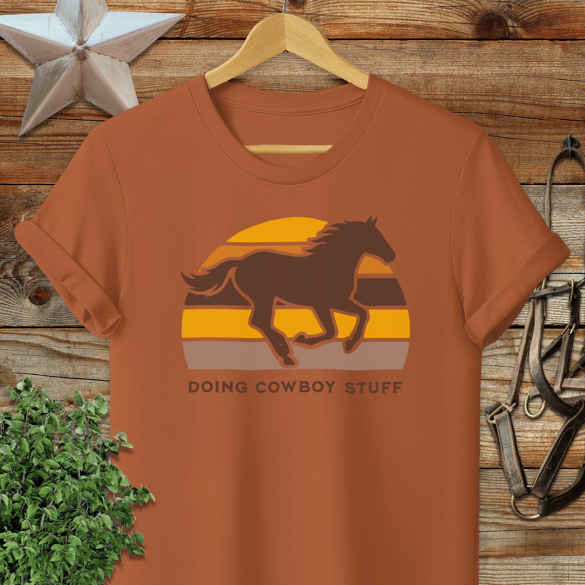 Doing Cowboy Stuff Softstyle Tee
