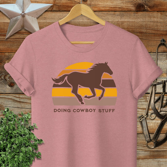 Doing Cowboy Stuff Softstyle Tee