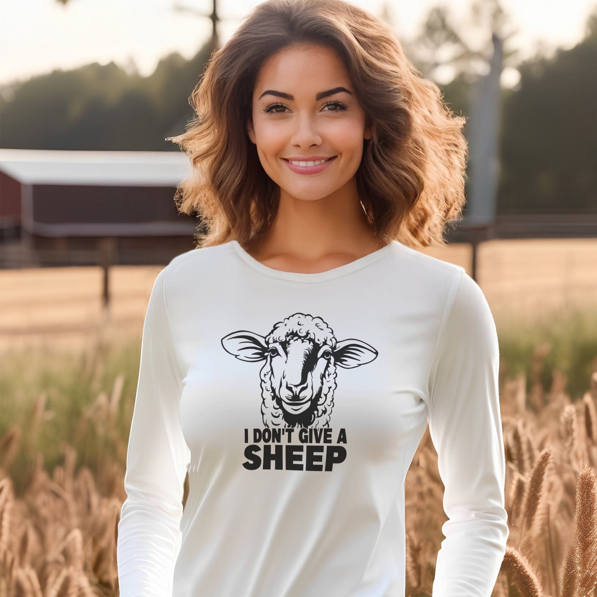 Don't Give A Sheep Long Sleeve Tee