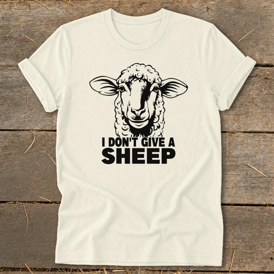 Dont Give A Sheep Softstyle Tee - Natural