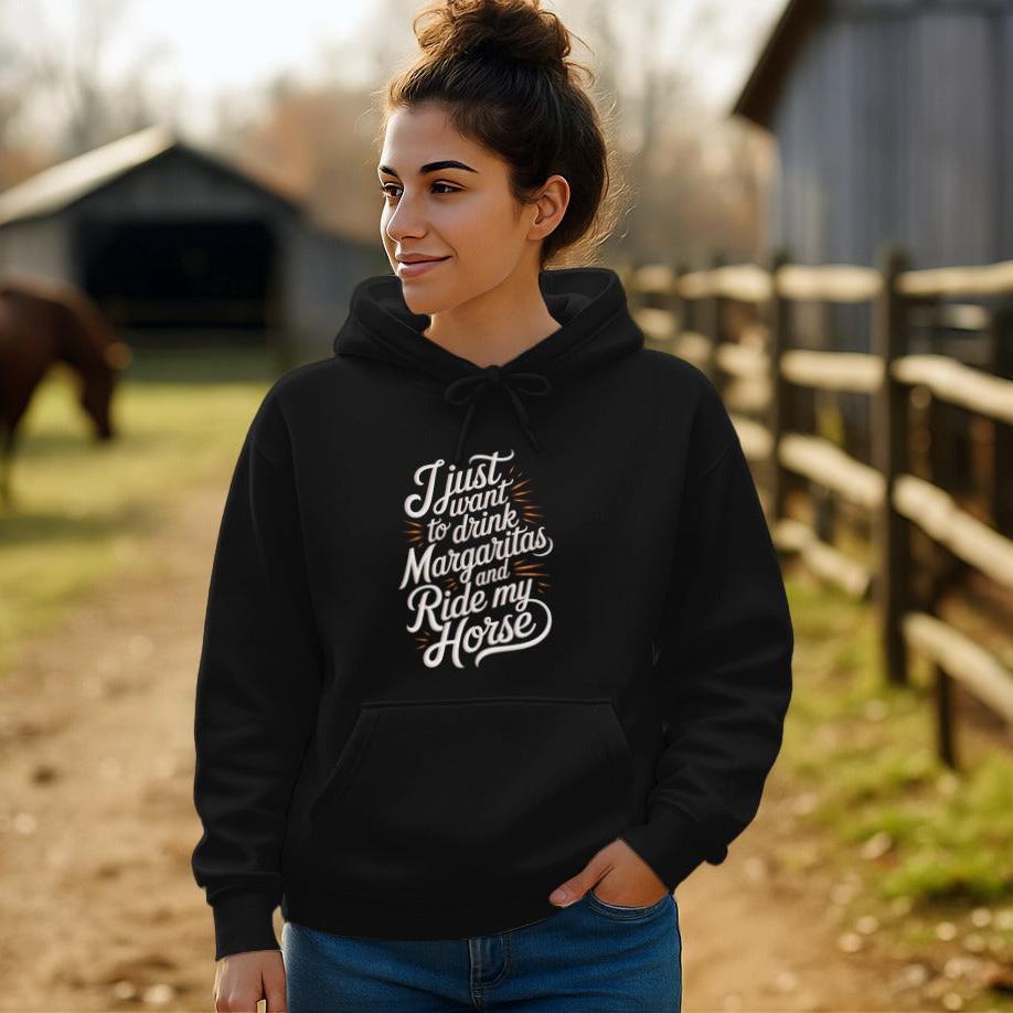 Drink Margaritas and Ride Hoodie