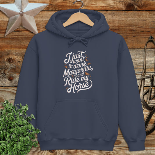 Drink Margaritas and Ride Hoodie