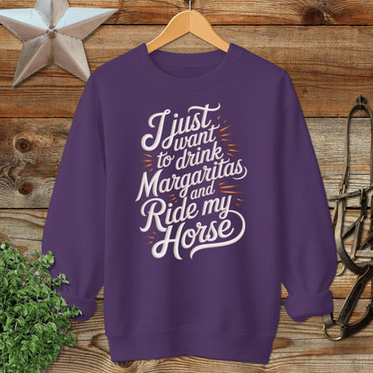 Drink Margaritas and Ride Sweatshirt