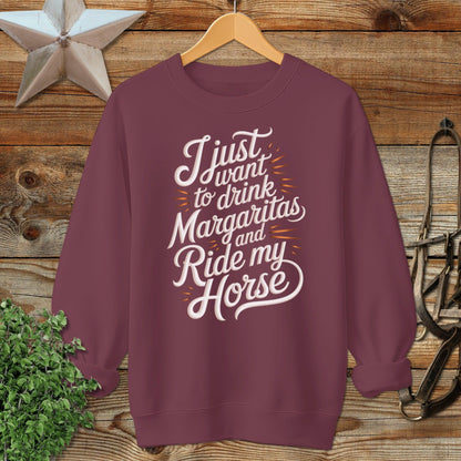 Drink Margaritas and Ride Sweatshirt