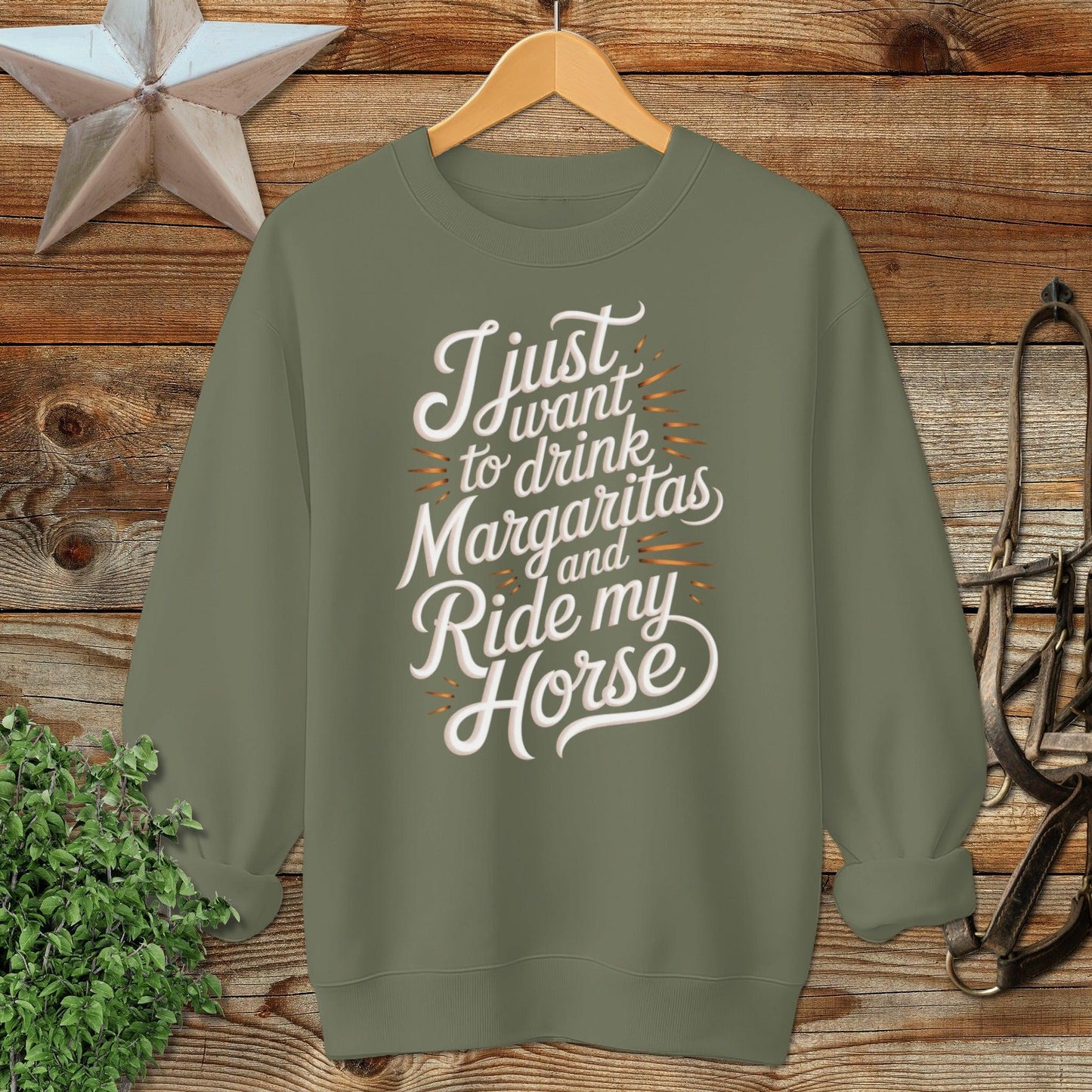 Drink Margaritas and Ride Sweatshirt
