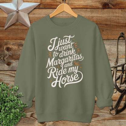 Drink Margaritas and Ride Sweatshirt