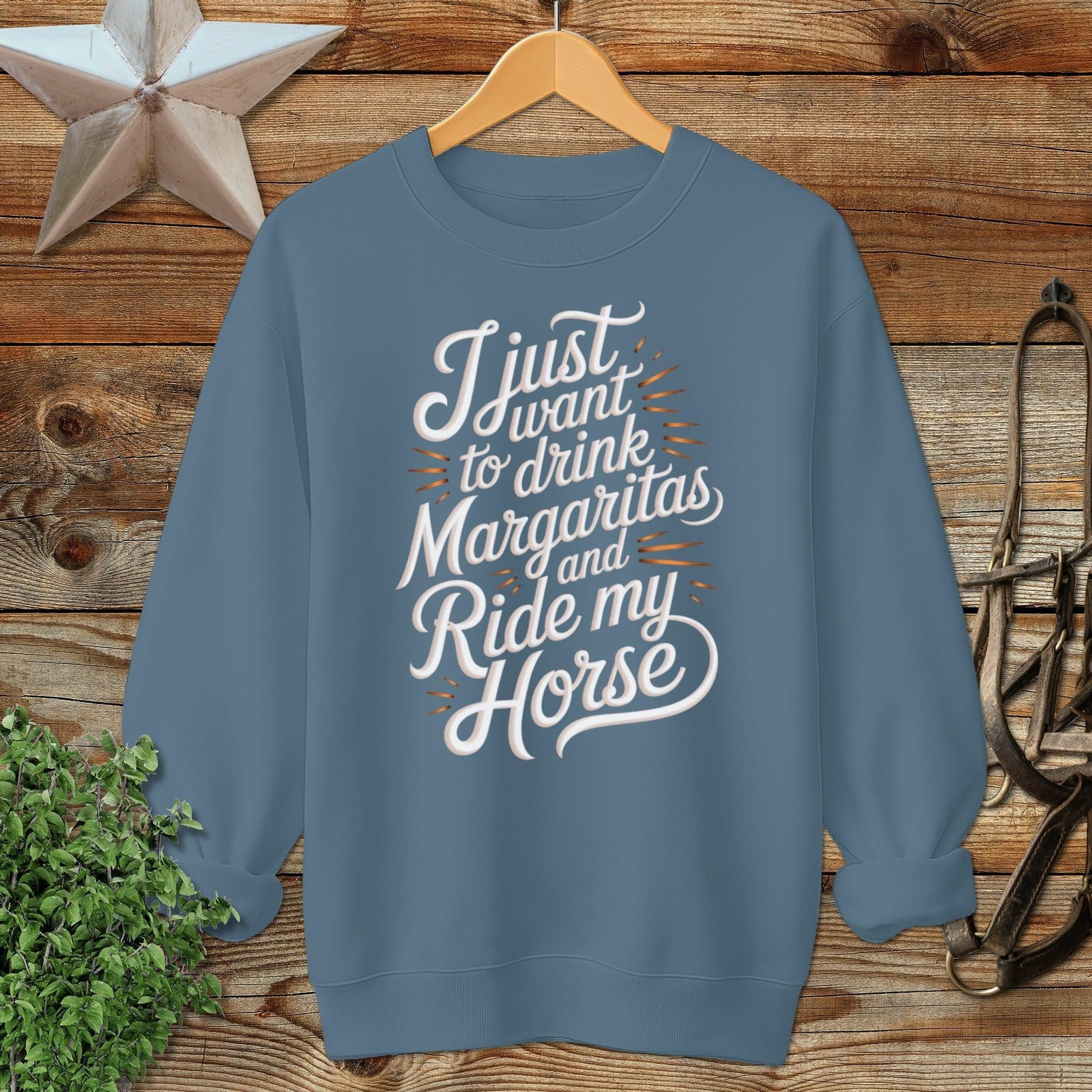 Drink Margaritas and Ride Sweatshirt
