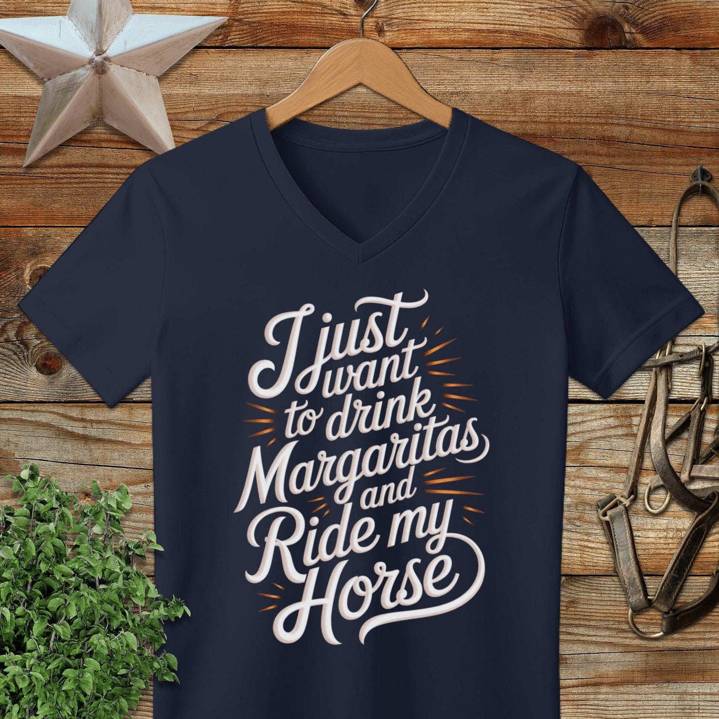 Drink Margaritas and Ride V-neck