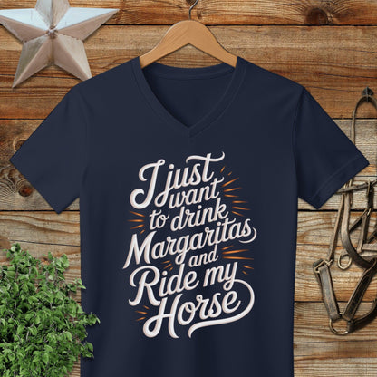 Drink Margaritas and Ride V-neck