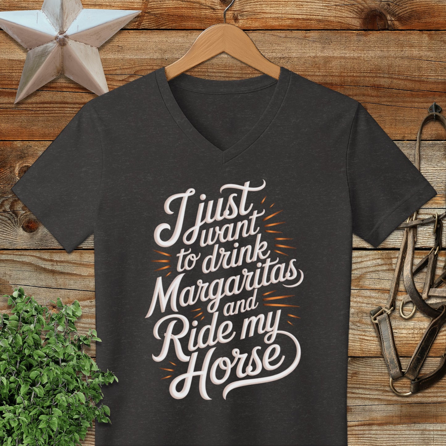 Drink Margaritas and Ride V-neck