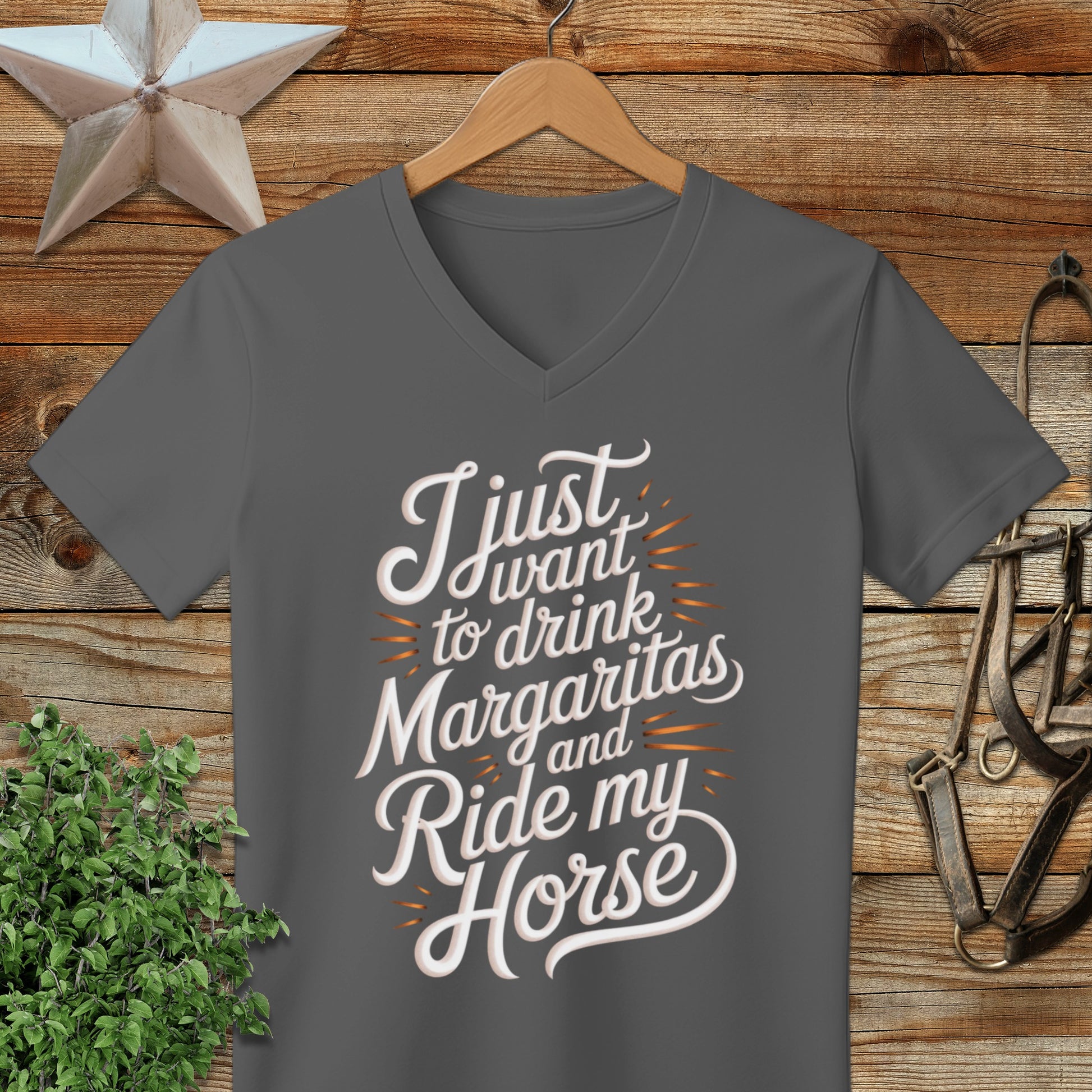 Drink Margaritas and Ride V-neck