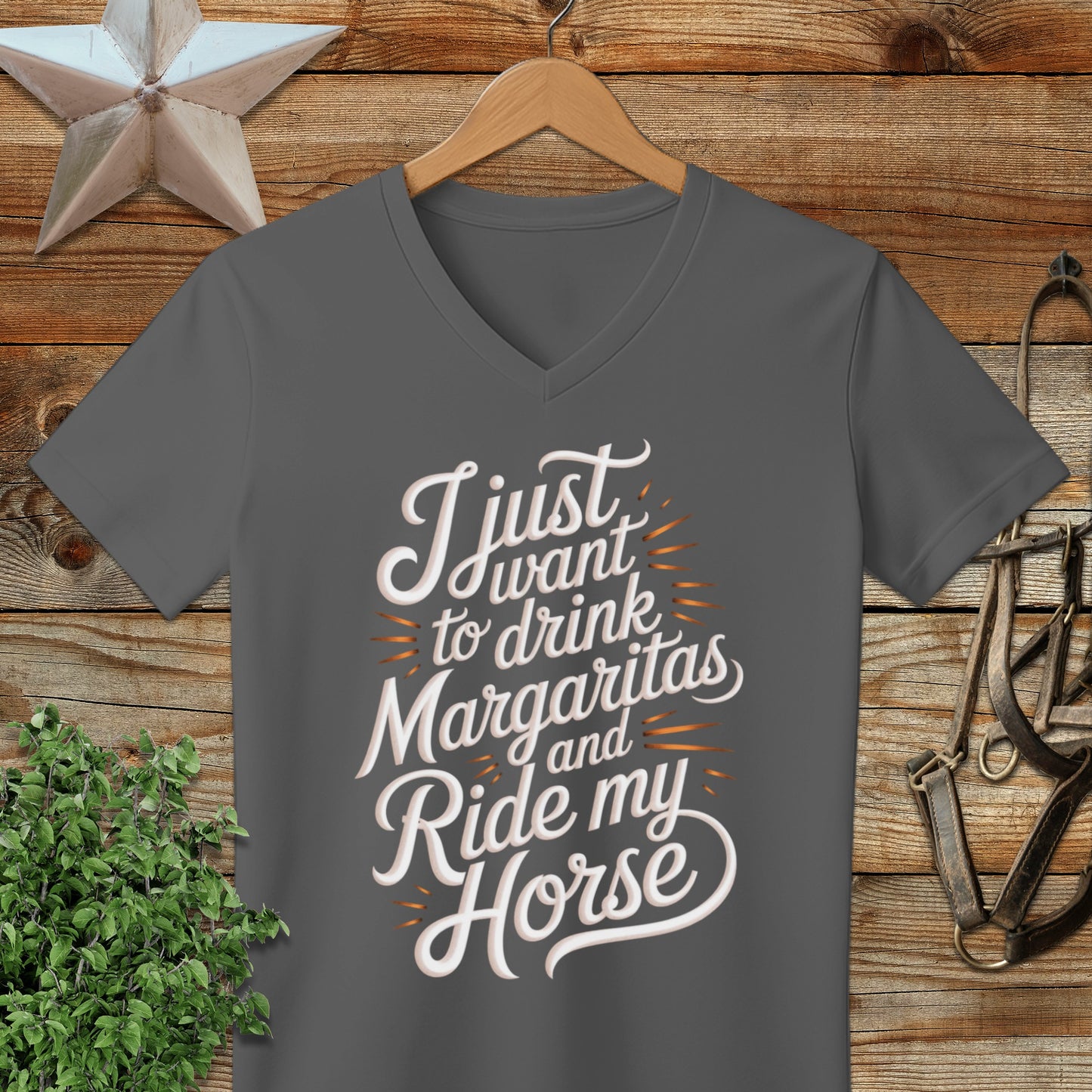 Drink Margaritas and Ride V-neck