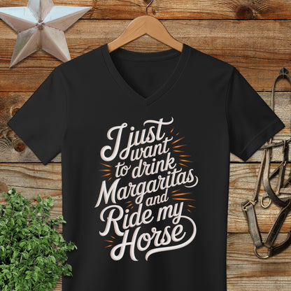 Drink Margaritas and Ride V-neck