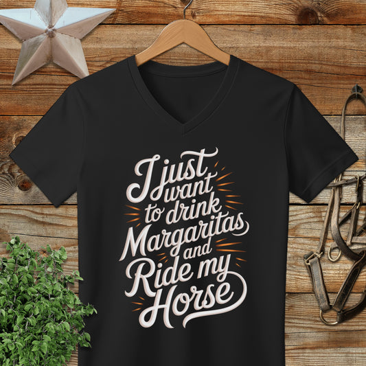 Drink Margaritas and Ride V-neck