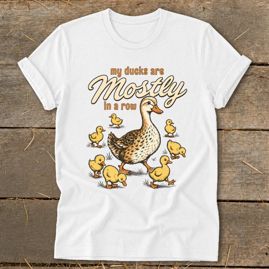 Ducks Mostly in a Row Softstyle Tee