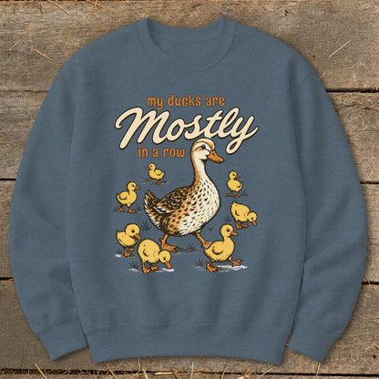 Ducks Mostly in a Row Sweatshirt