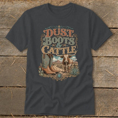 Dust, Boots & Cattle Classic Tee