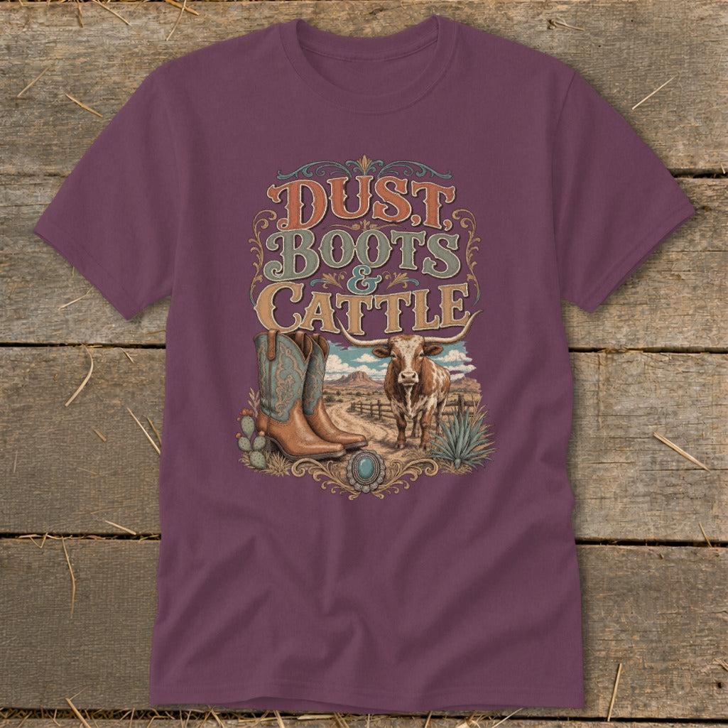 Dust, Boots & Cattle Classic Tee