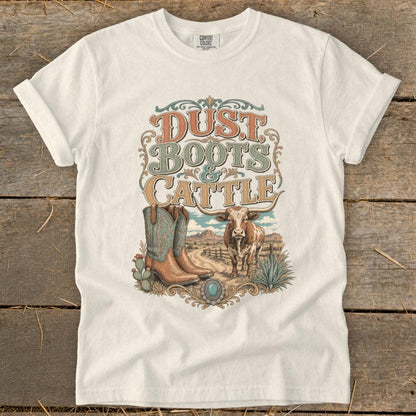 Dust, Boots & Cattle Signature Tee