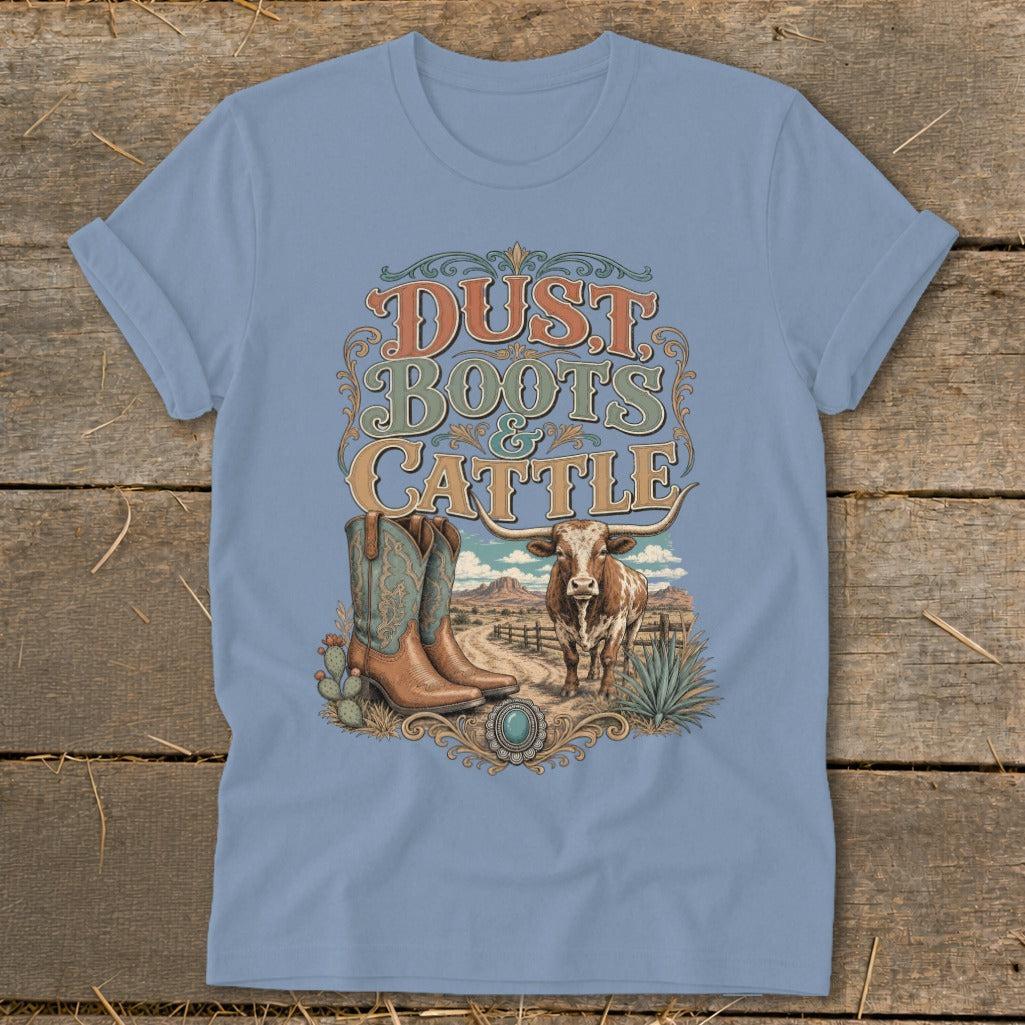 Dust, Boots & Cattle Softstyle Tee