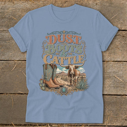 Dust, Boots & Cattle Softstyle Tee
