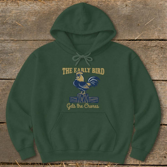 Early Bird Hoodie - Forest Green