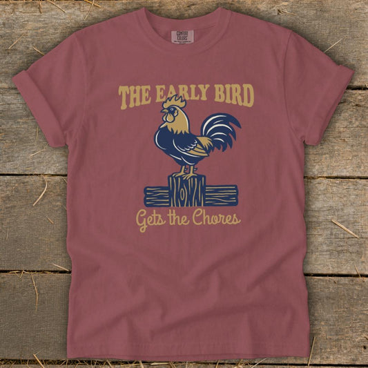 Early Bird Signature Tee - Chili