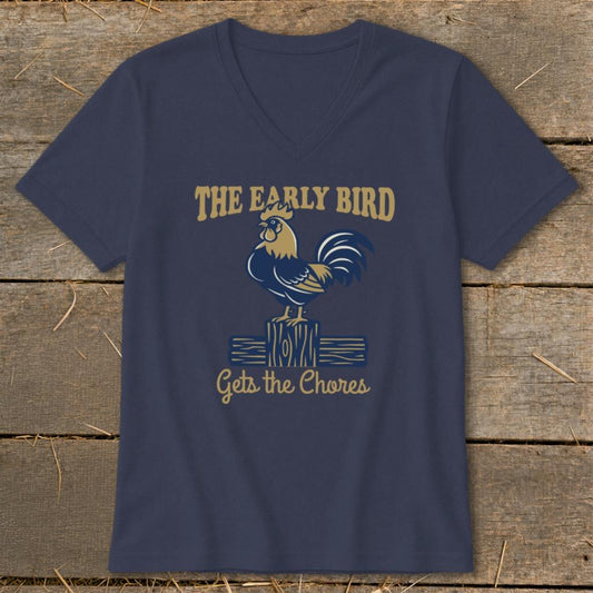Early Bird V-neck - Navy