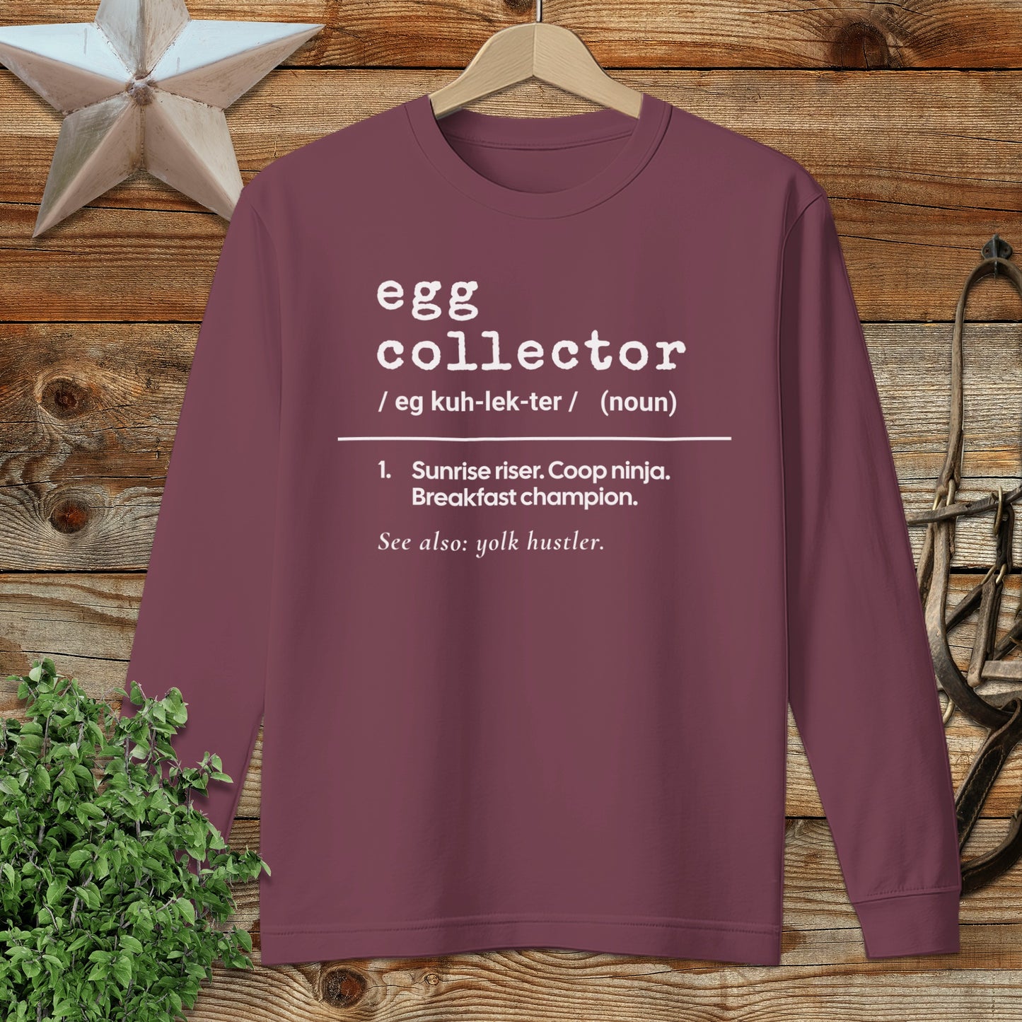 Egg Collector Definition Long Sleeve Tee