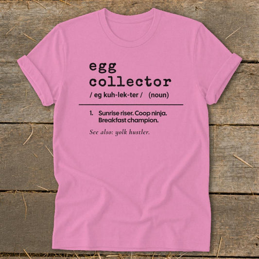 Egg Collector Definition Softstyle Tee - Azalea