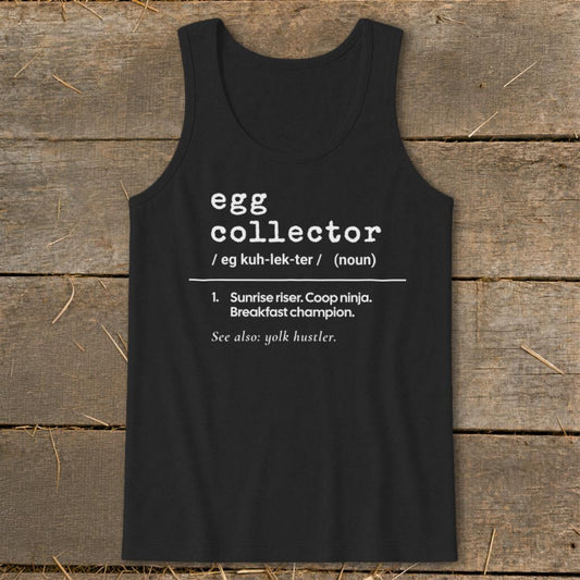 Egg Collector Definition Tank Top - Black