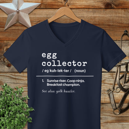 Egg Collector Definition V-neck