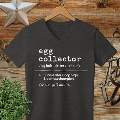 Egg Collector Definition V-neck