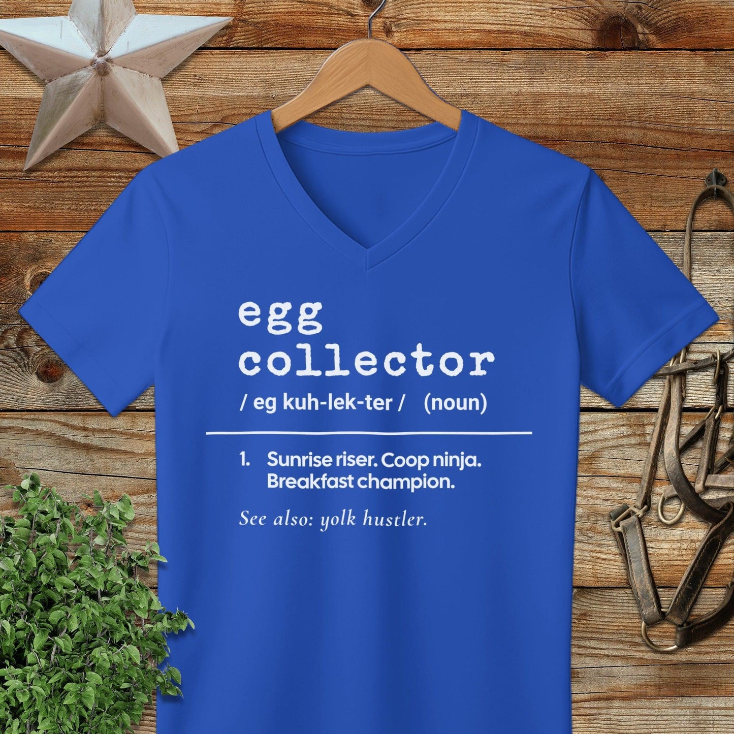 Egg Collector Definition V-neck