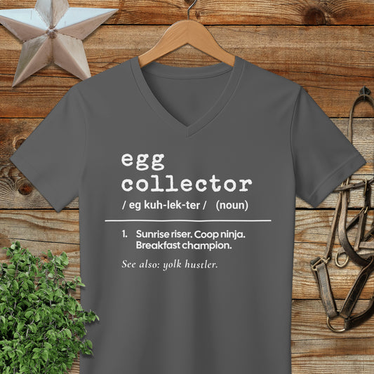 Egg Collector Definition V-neck