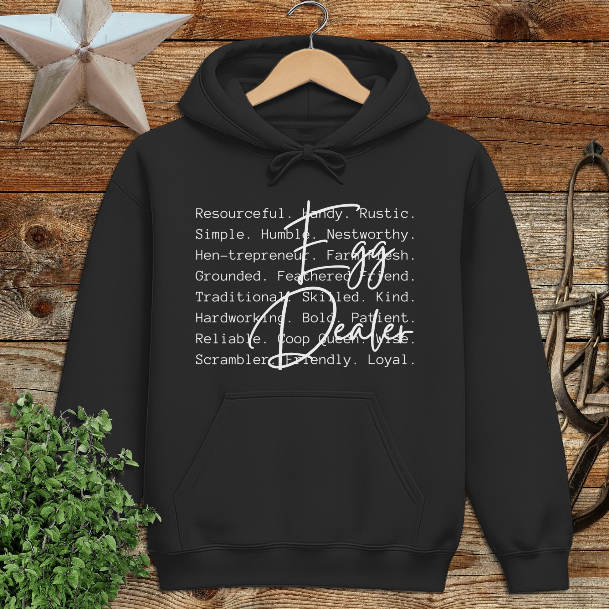 Egg Dealer Words Hoodie