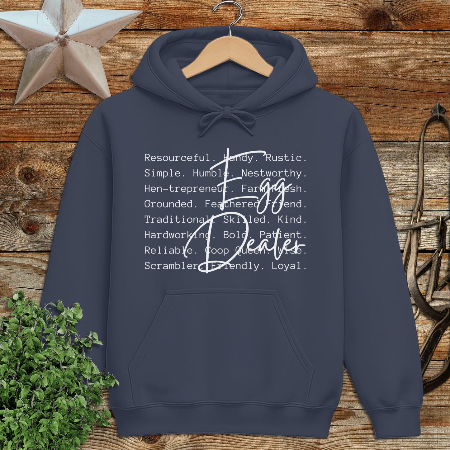 Egg Dealer Words Hoodie