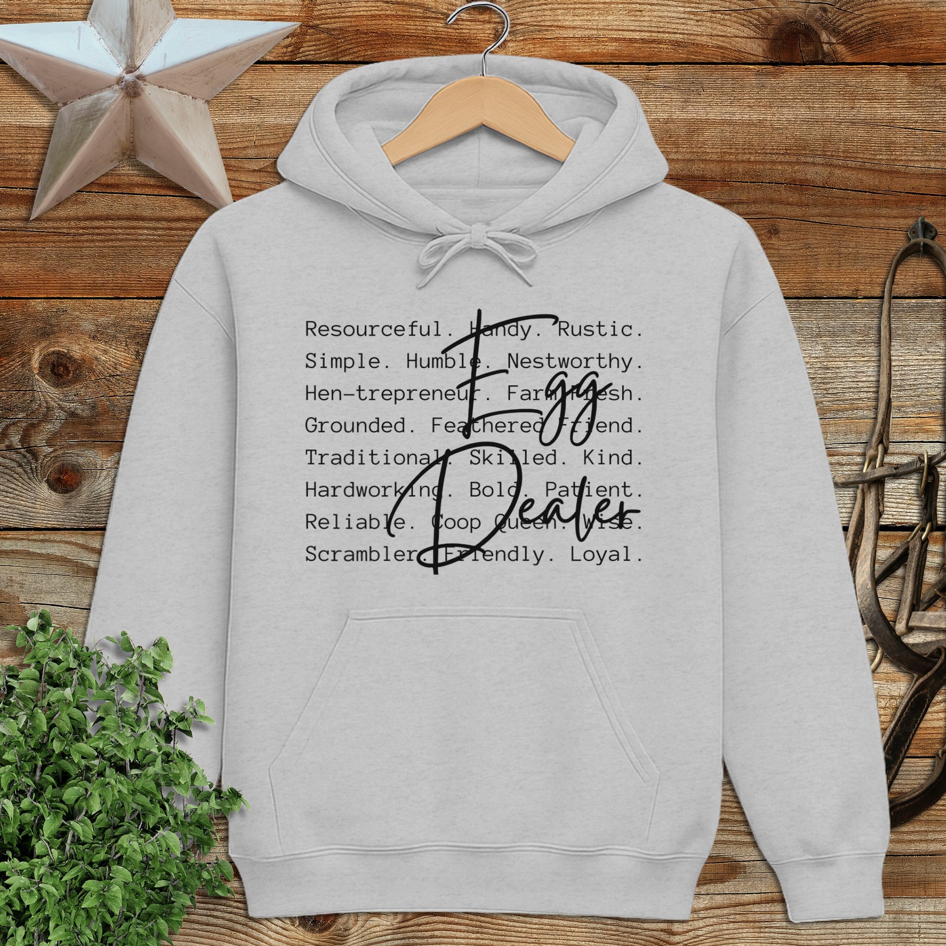 Egg Dealer Words Hoodie
