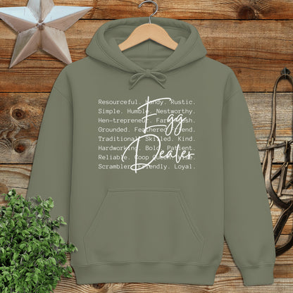 Egg Dealer Words Hoodie