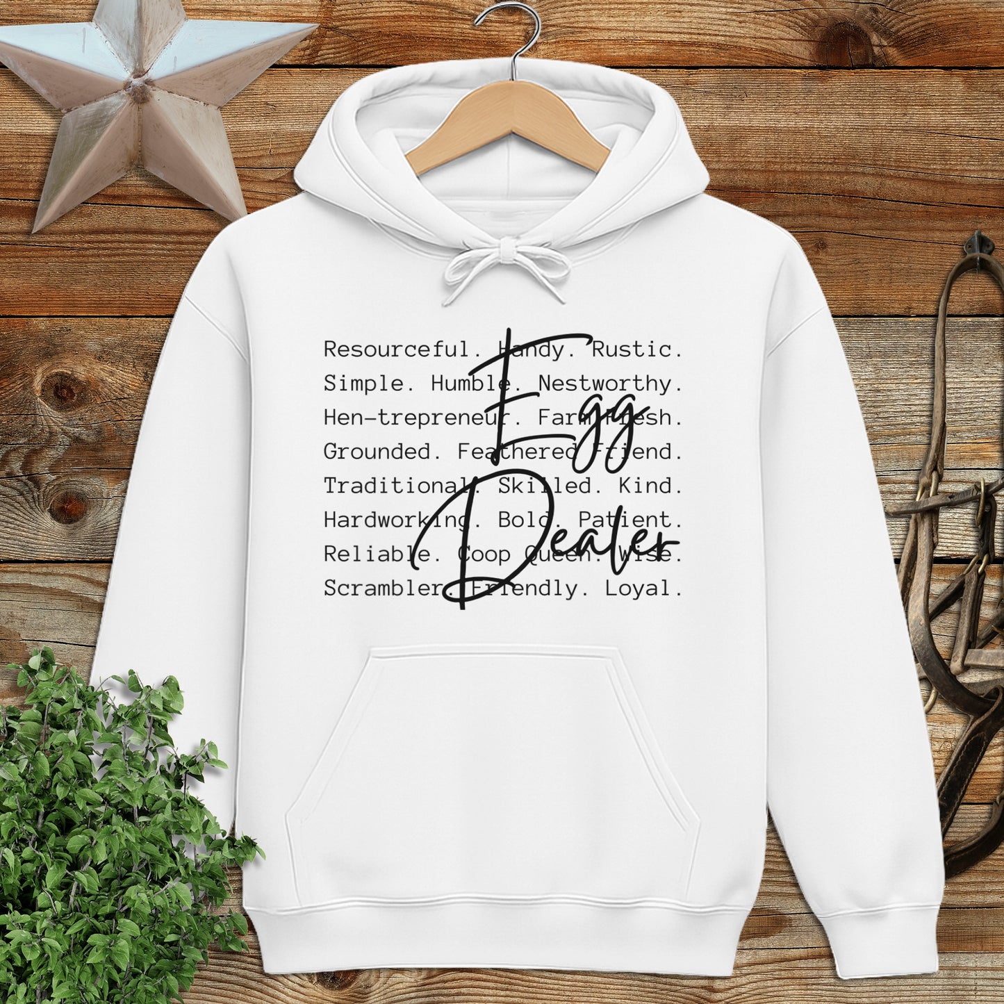 Egg Dealer Words Hoodie