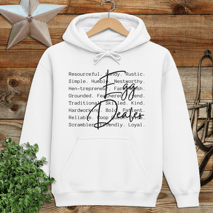 Egg Dealer Words Hoodie