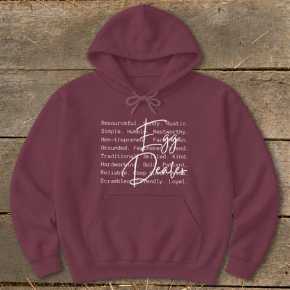 Egg Dealer Words Hoodie