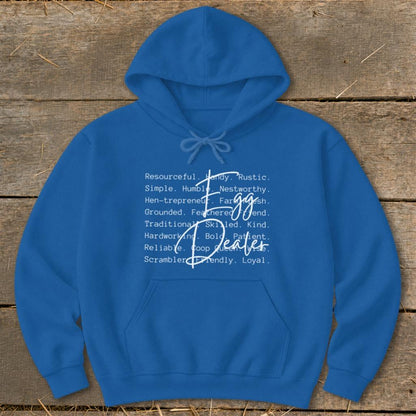 Egg Dealer Words Hoodie