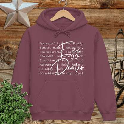 Egg Dealer Words Hoodie